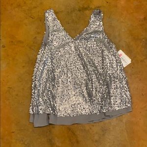 Love On a Hanger Sequin Top